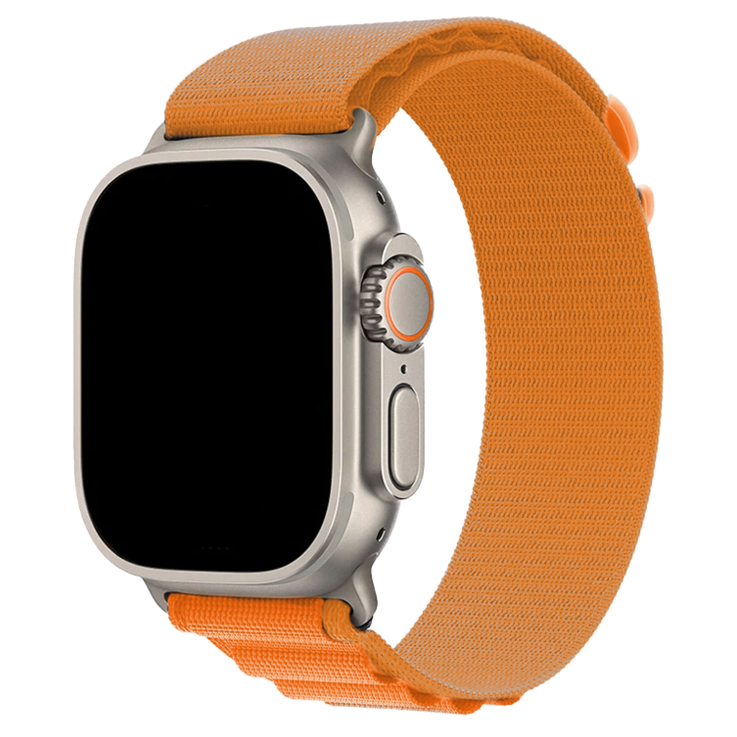Correa Alphine Loop Para Apple Watch 42-44-45 Mm Naranja