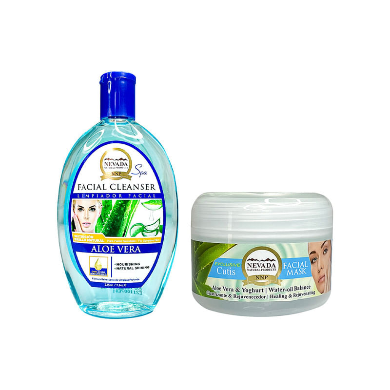 Crema Facial + Limpiador de Aloe Vera NNP