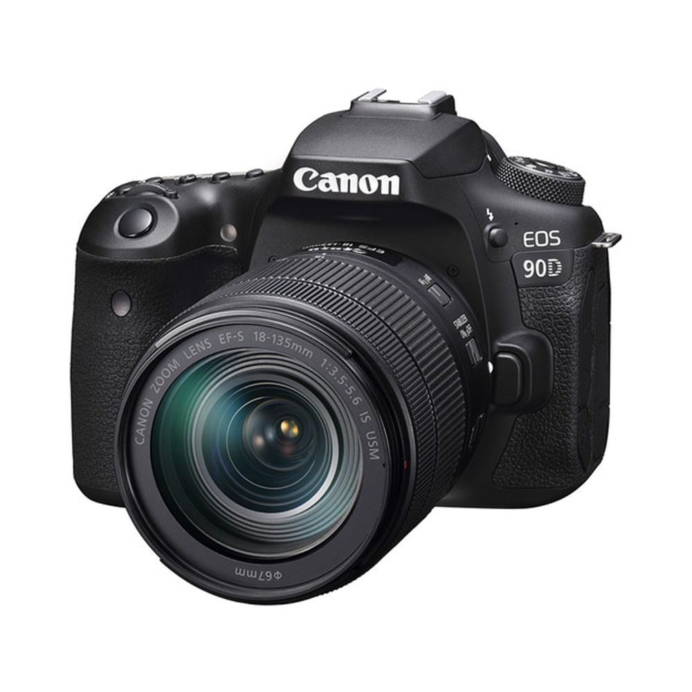 Camara Canon EOS 90D + 18-135mm IS USM