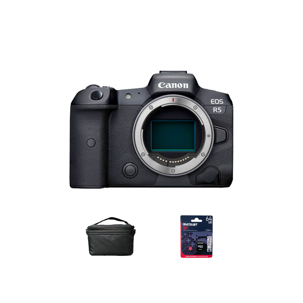 Camara Canon EOS R5 (Solo Cuerpo)(Gratis: Estuche + Mem.64GB)