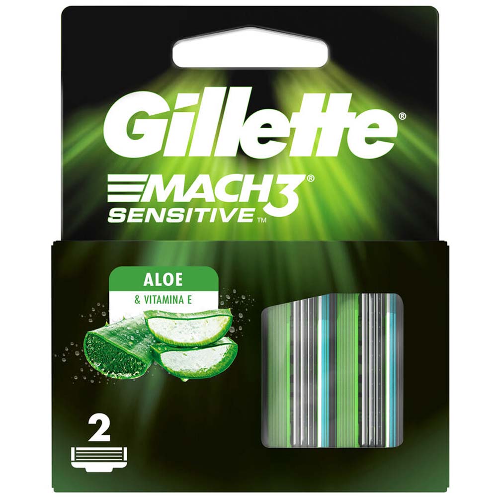 Repuesto para Máquina de Afeitar GILLETTE Mach 3 Sensitive Caja 2un
