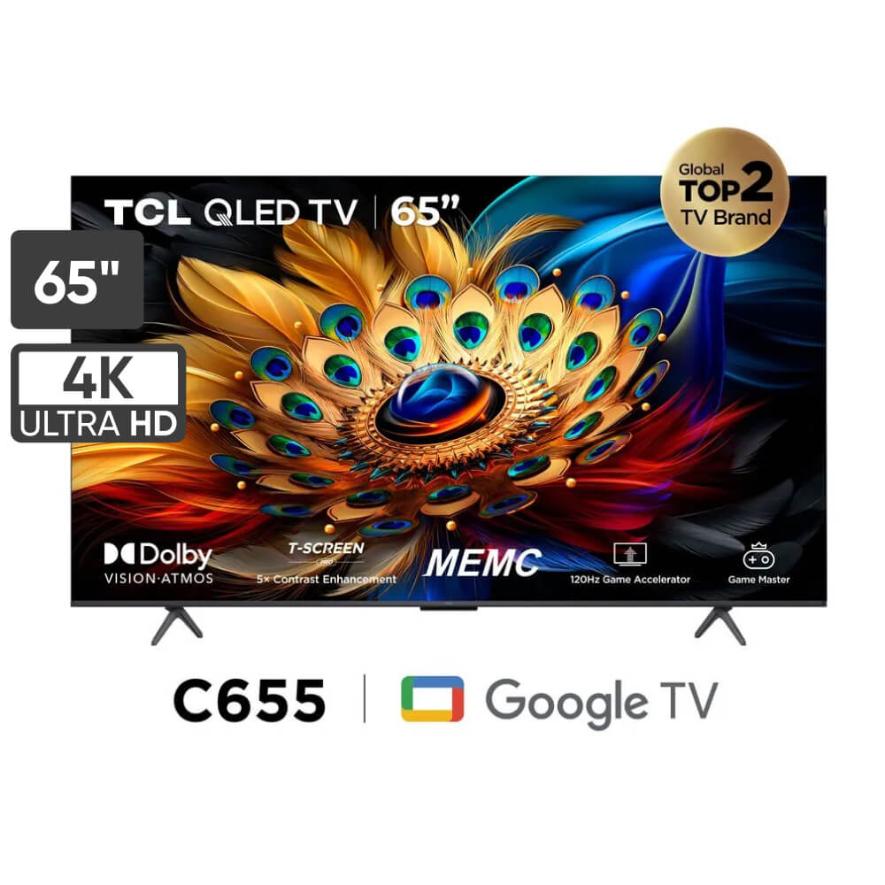 Televisor TCL UHD 4K QLED 65" Smart Tv 65C655