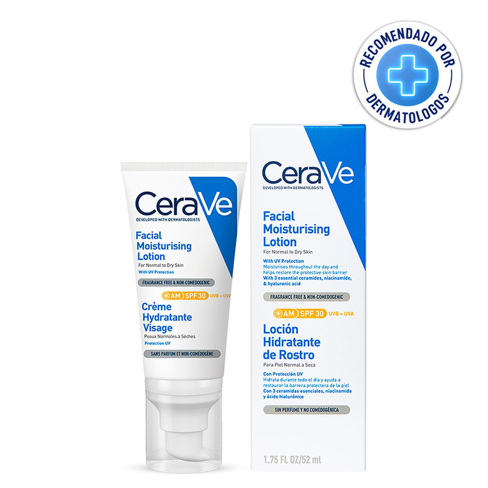 Crema Hidratante Facial CeraVe AM SPF 30 Facial Moisturizing Lotion