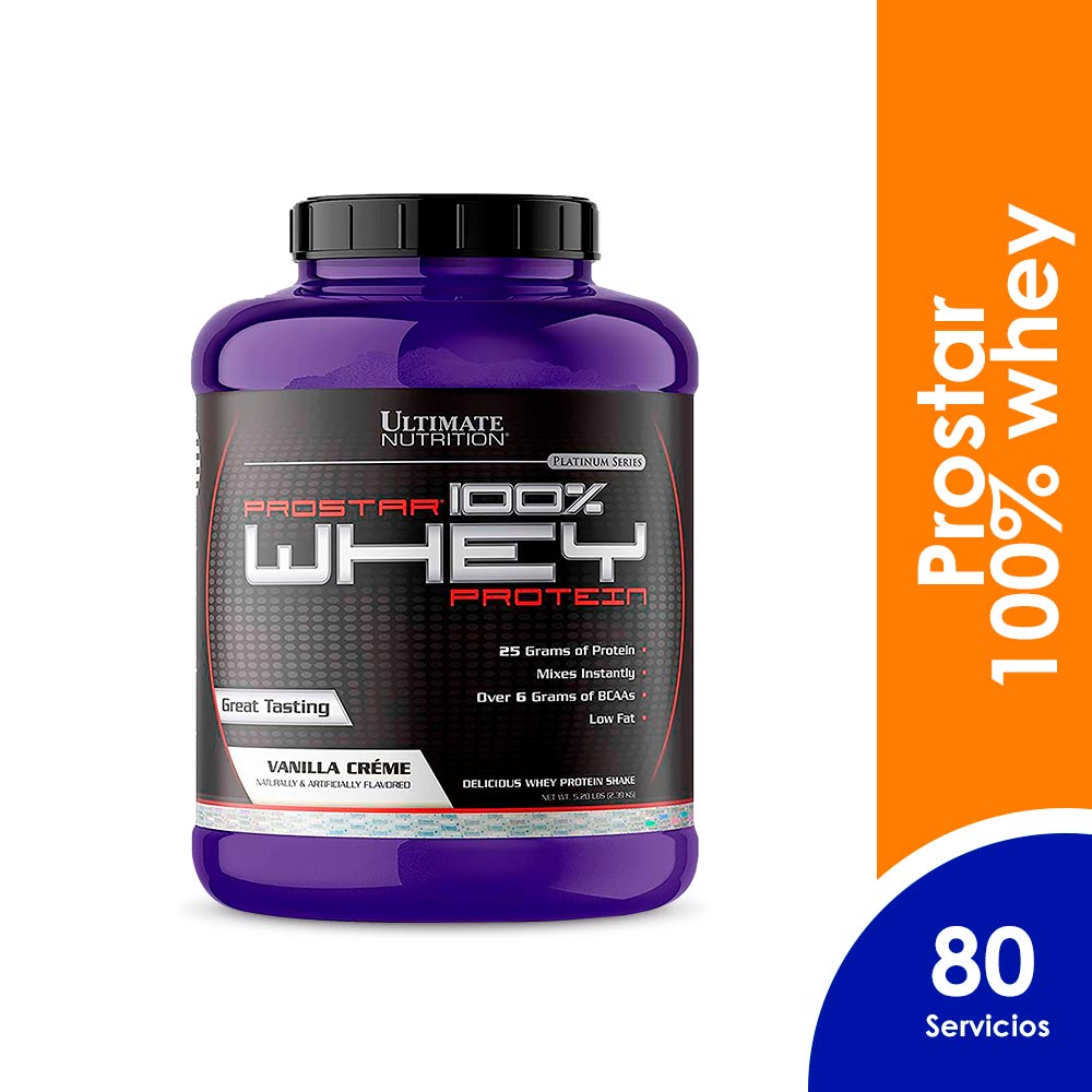 Proteina Prostar 100%  Whey Protein Sabor Vainilla  crema