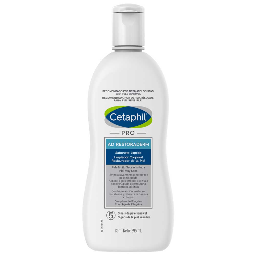 Jabón Corporal Líquido CETHAPHIL Pro Piel Seca Frasco 295ml