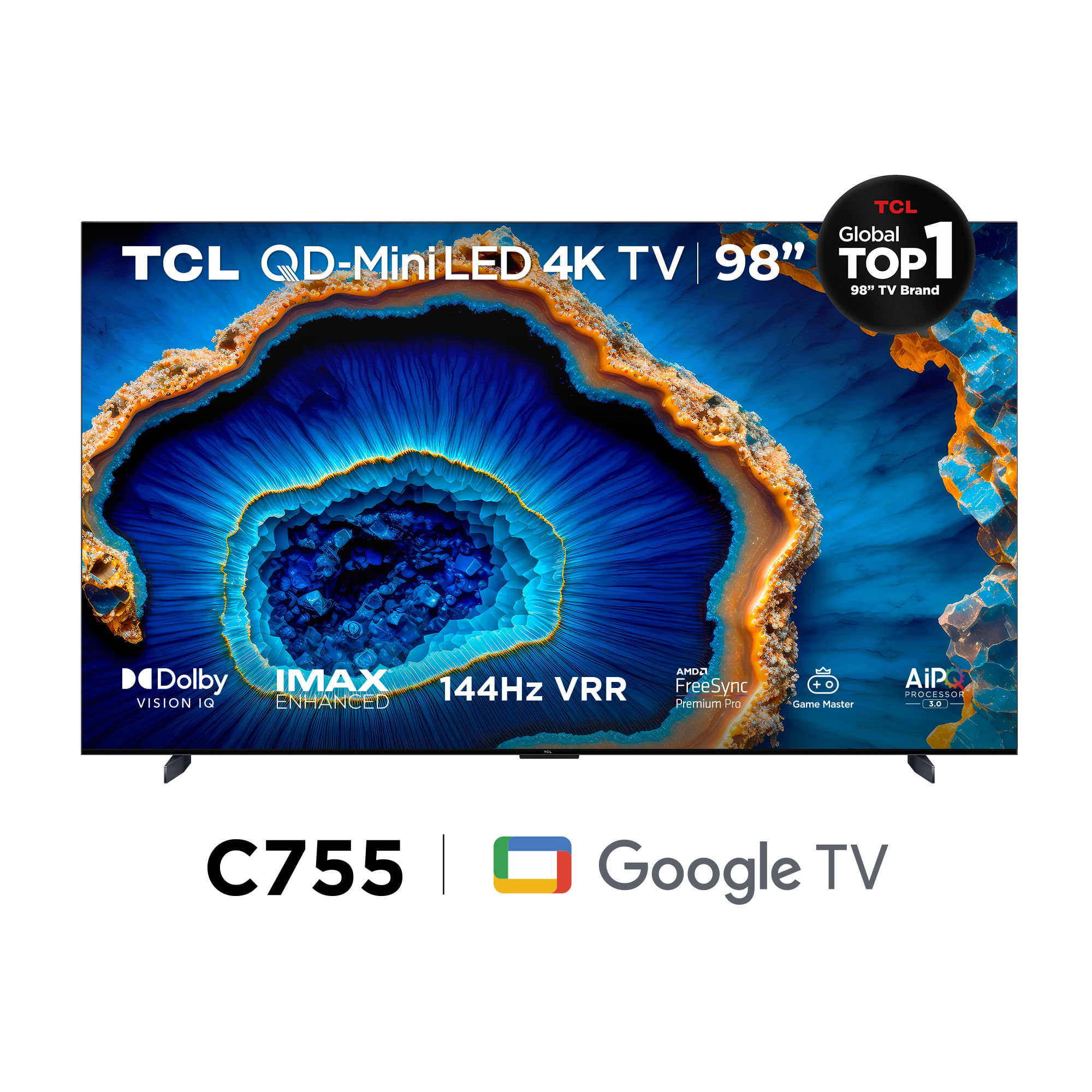 Televisor TCL UHD 4K QLED 98" Smart Tv 98C735