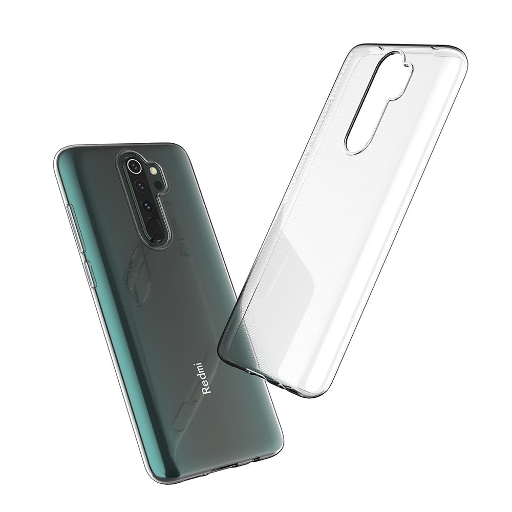 Funda Case para Xiaomi Note 8 Pro TPU 100% Antishock Transparente Resistente ante Caídas y Golpes