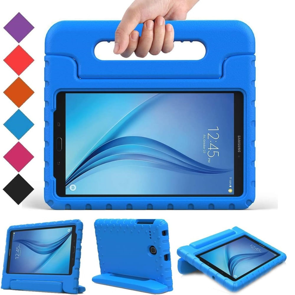 Funda para Huawei MediaPad T5 10 10.1" -  de Maleta en Goma Azul Resistente