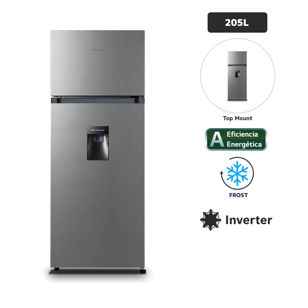 Refrigeradora HISENSE 205L Frost RD267H Gris