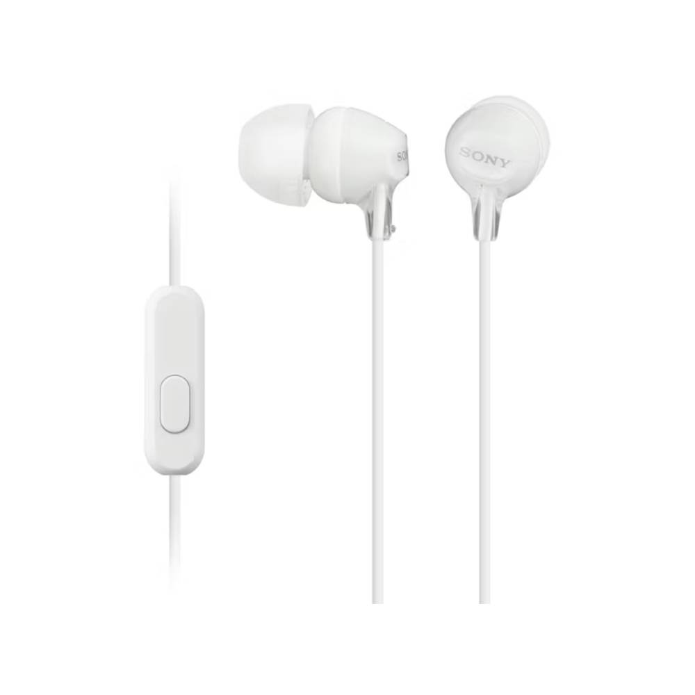 Sony Audífonos In Ear Con Micrófono Mdr-Ex15Ap Blanco