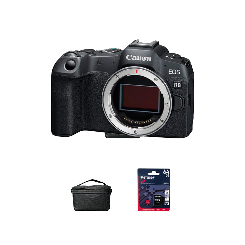 Camara Canon EOS R8 Body (Solo Cuerpo) (Gratis: Estuche + Mem.64GB