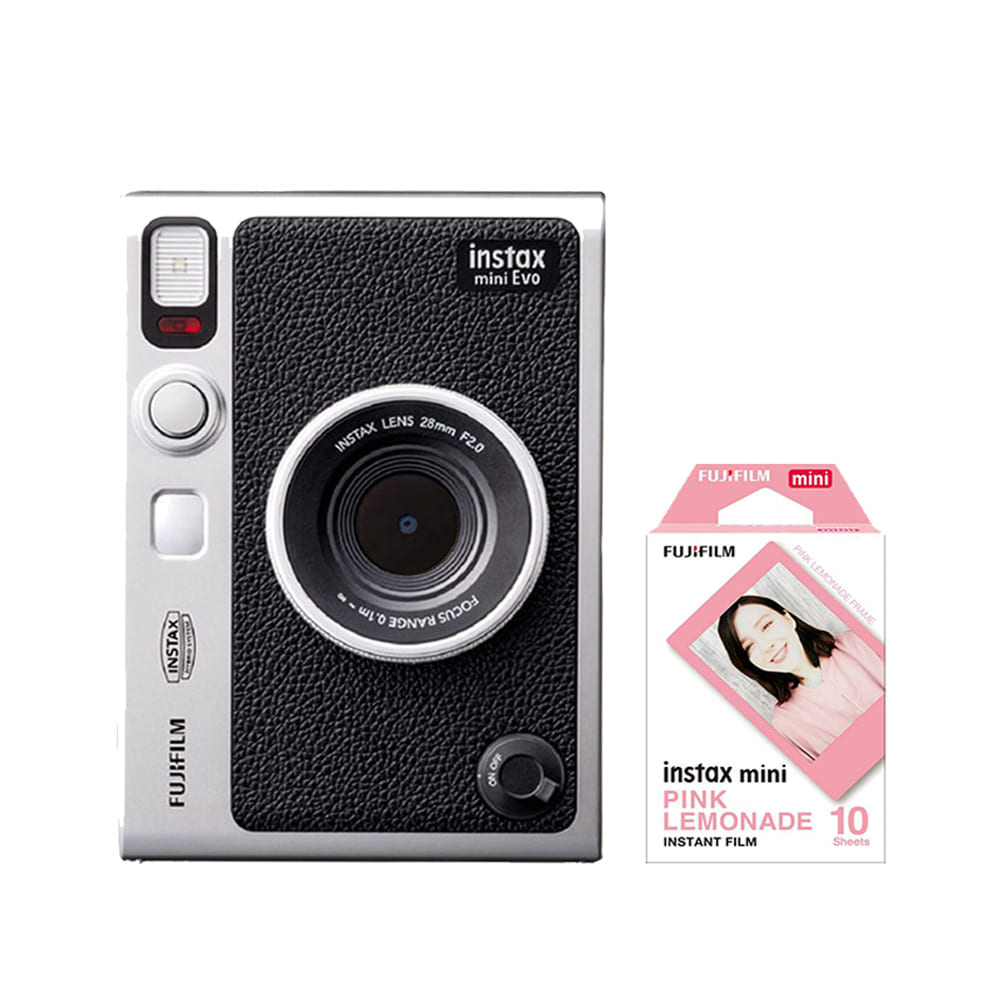 Camara Fujifilm Instax Mini Evo + Pelicula lemonade x10
