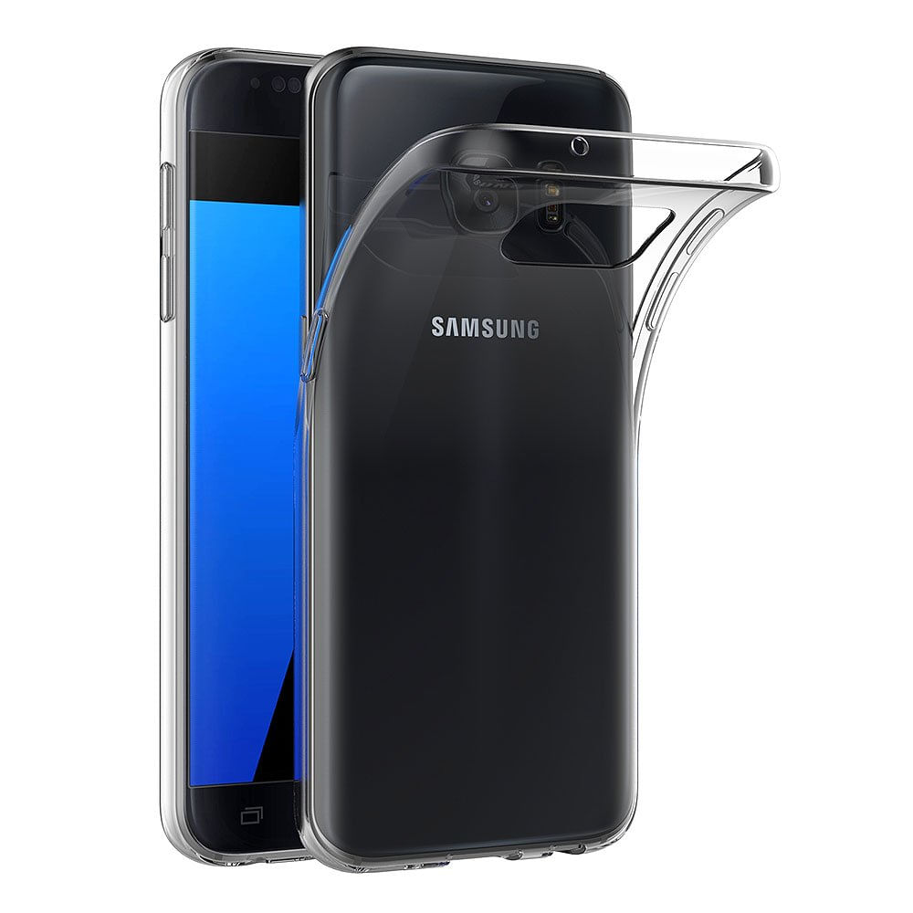 Funda Case para Samsung S7 TPU 100% y Antishock Transparente con Resistencia ante Caídas y Golpes