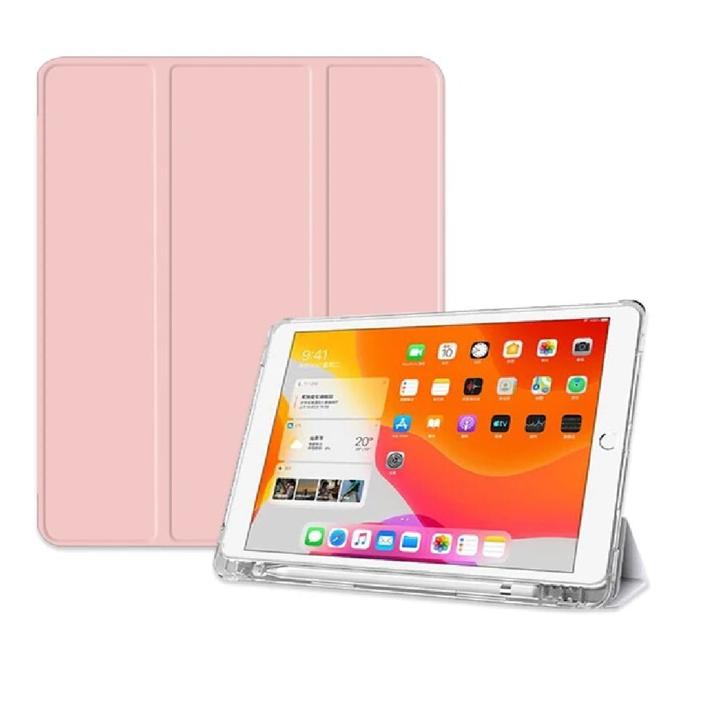 Funda para Huawei MediaPad T5 10 10.1" - A2316 Imantada + Portalápiz Rosada Antishock