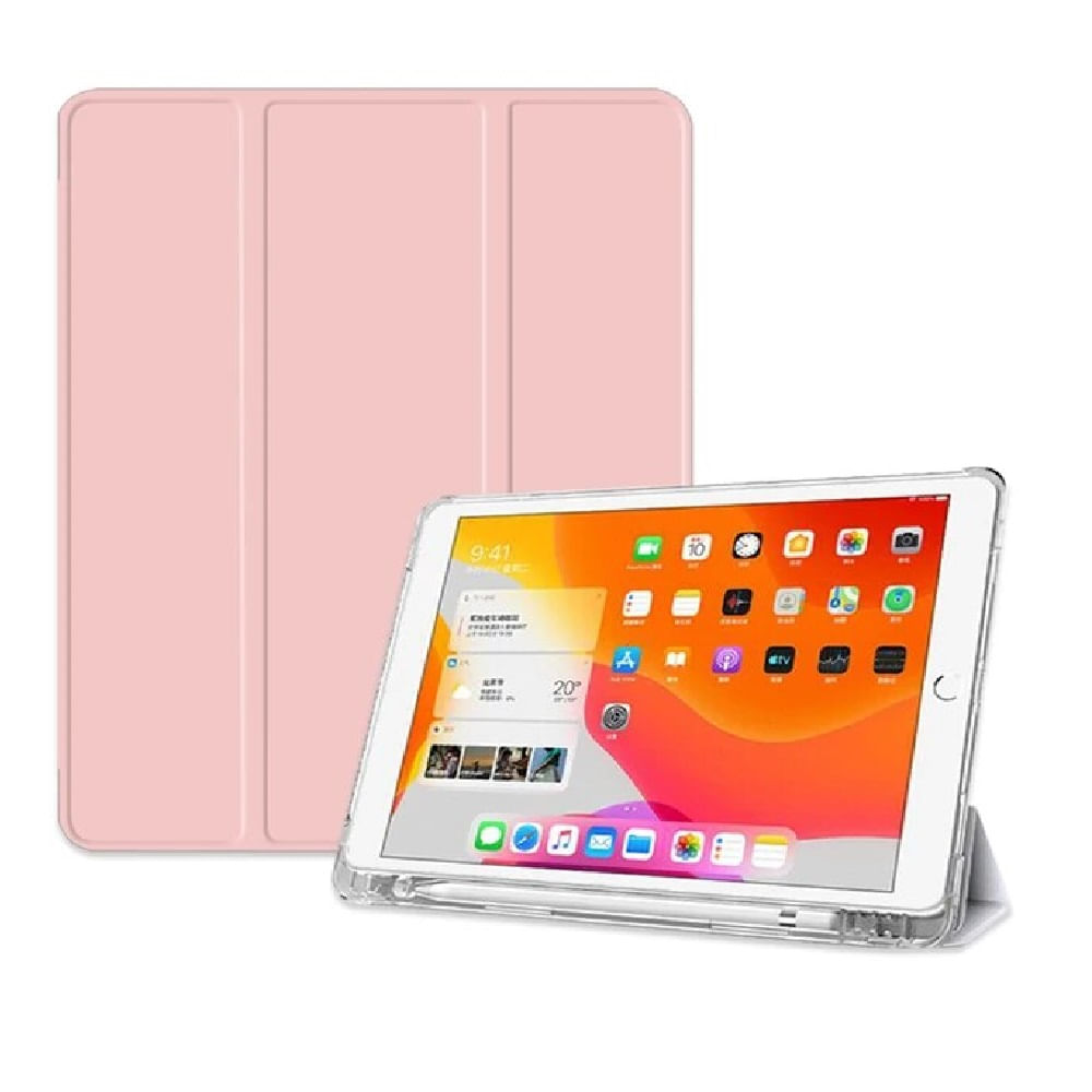 Funda para iPad Mini 3 7.9" - T510 - T515  Imantada con Portalápiz Rosada Antishock
