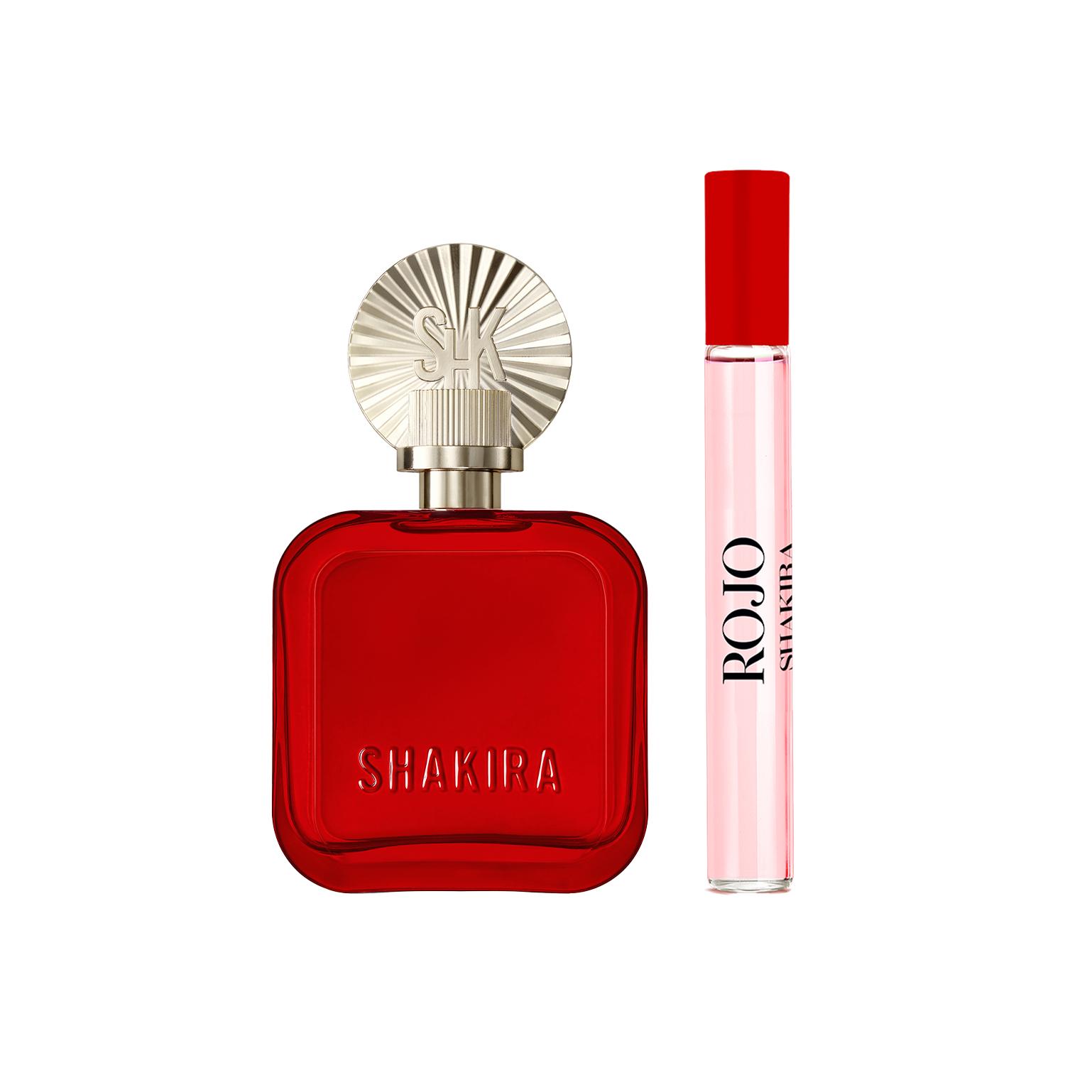 Set de Perfume Mujer Shakira Rojo 80ml + Spritz 10ml