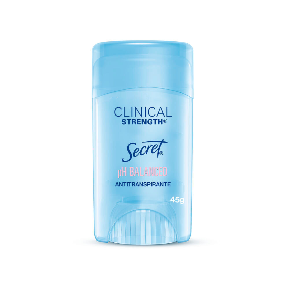 Desodorante SECRET Antitranspirante Clinical Strength en gel pH Balanced 45g