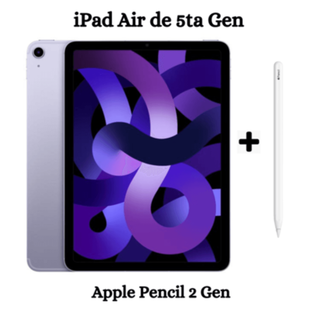 Apple iPad Air 5ta Gen 10.9" 256GB - Purple + Apple Pencil 2da Gen