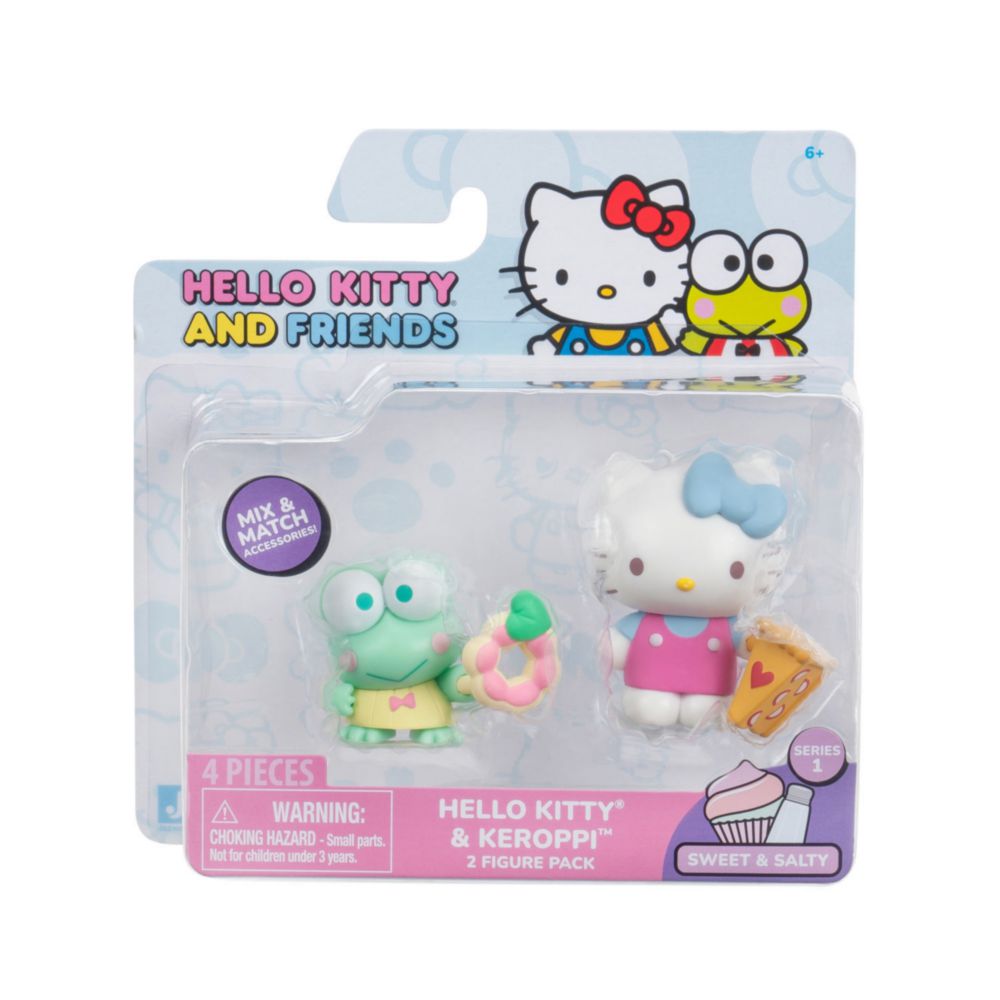 Juguete Pack X2 Hello Kitty And Friends Hello Kitty Cake Y Keroppi Dona