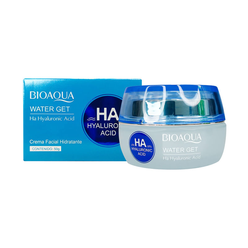 Water Get Ha Hyaluronic Acid Crema Facial Hidratante 50g Bioaqua