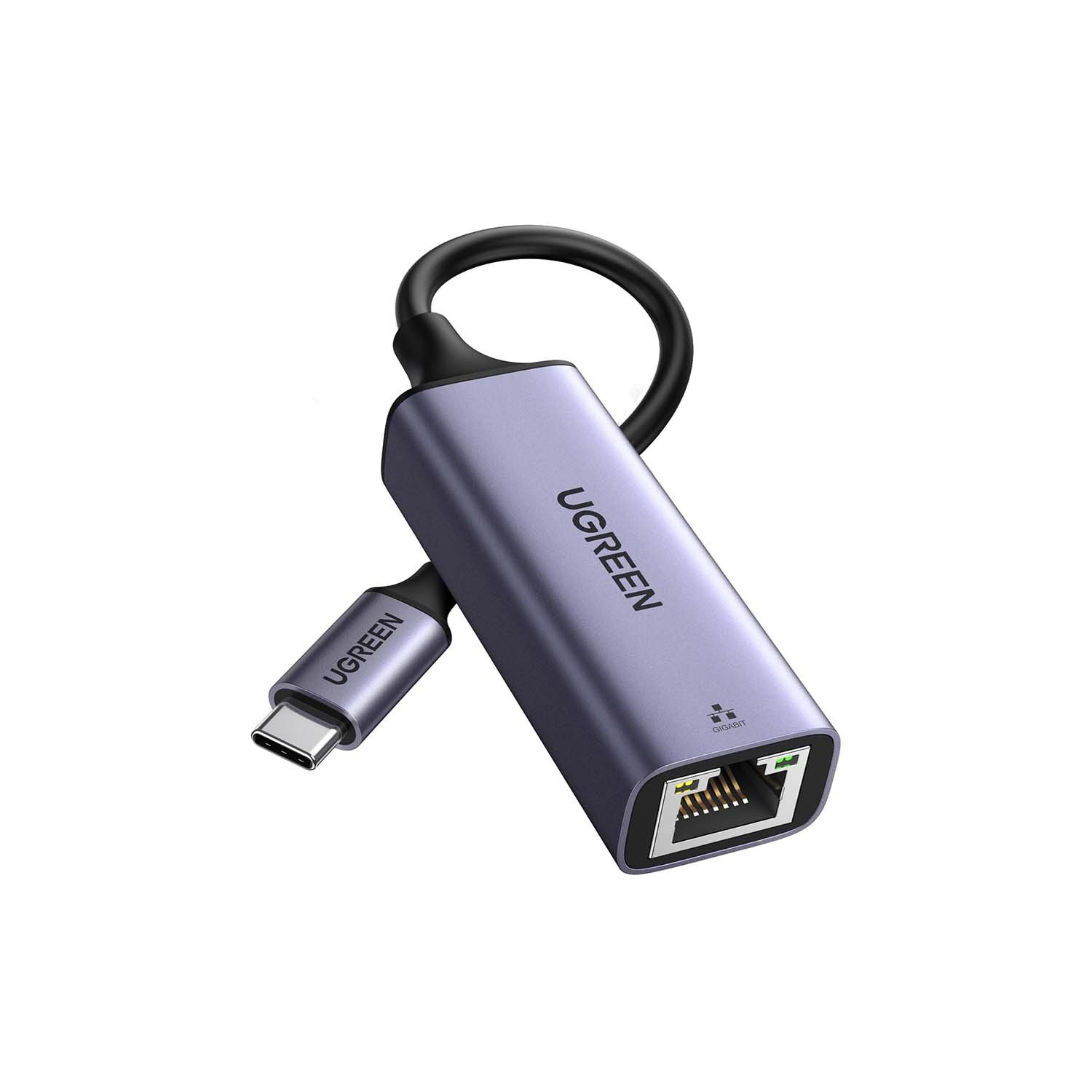 Adaptador Ugreen Usb-C A Red Rj45 Gigabit Ethernet 1000 Mbps Mc199