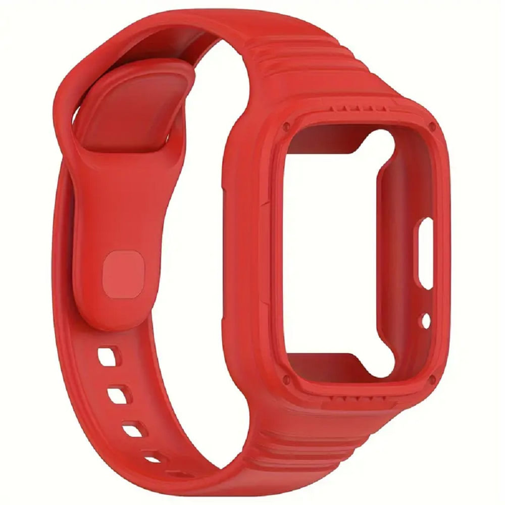 Correa completa de silicona para Redmi  Watch 3 Active Rojo