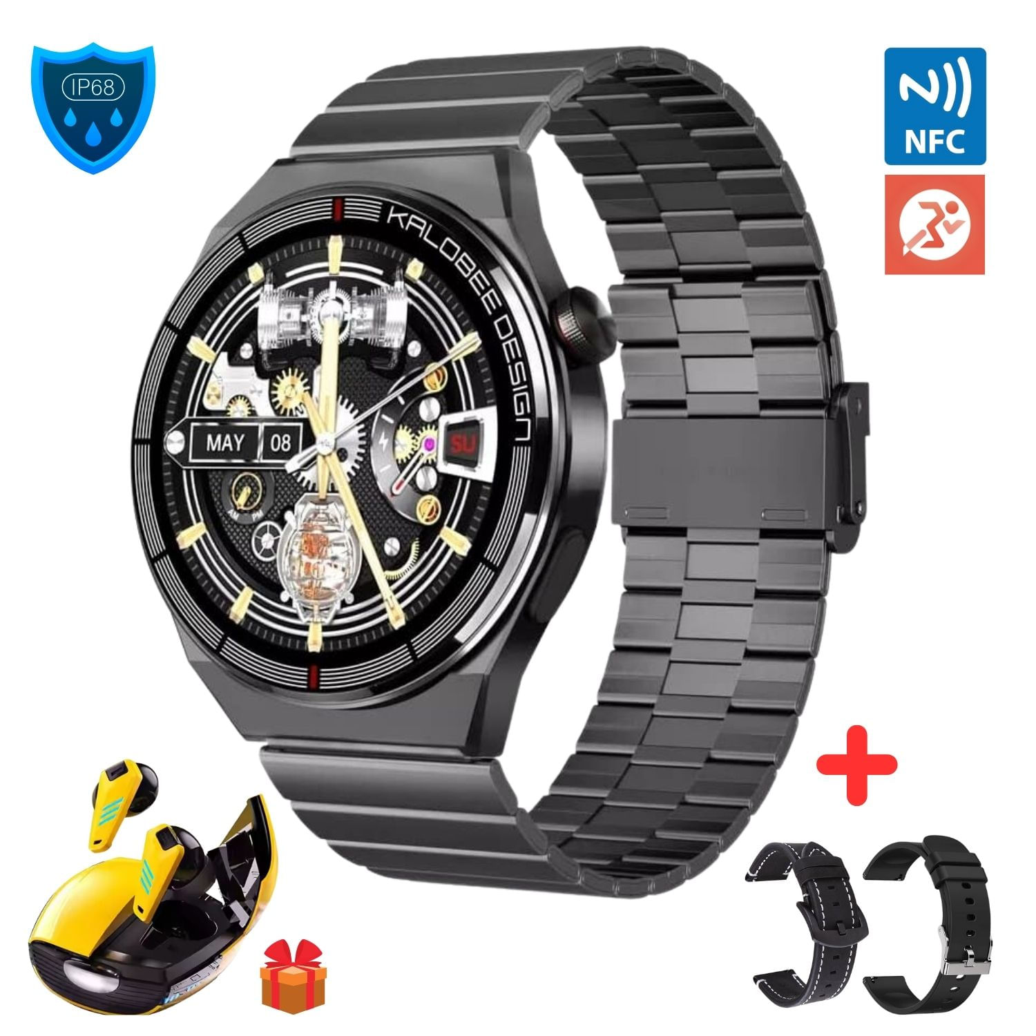 Smartwatch H4 Max + Audífonos YX07 TWS Tu Combo Perfecto