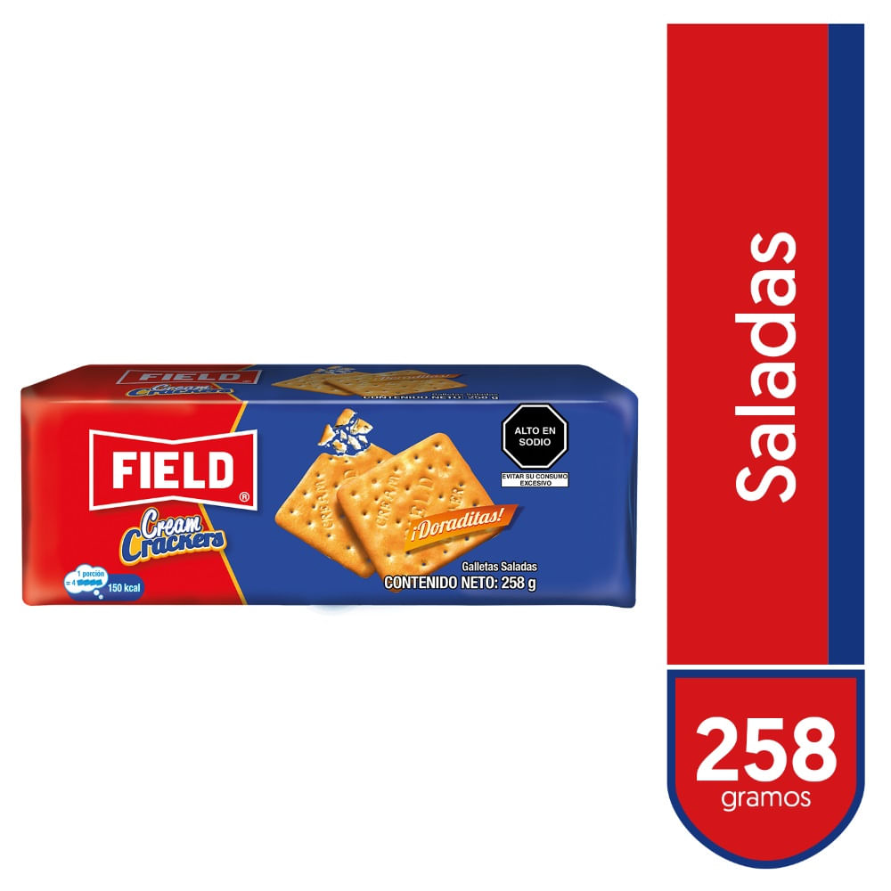 Galletas Saladas FIELD Cream Cracker Paquete 258g