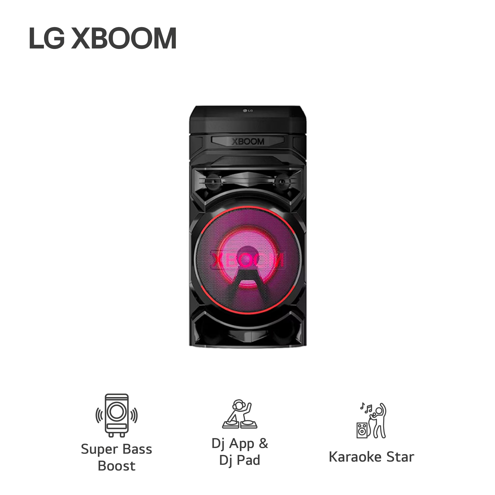 Torre de sonido LG XBOOM RNC5 Multi-Bluetooth Karaoke Star