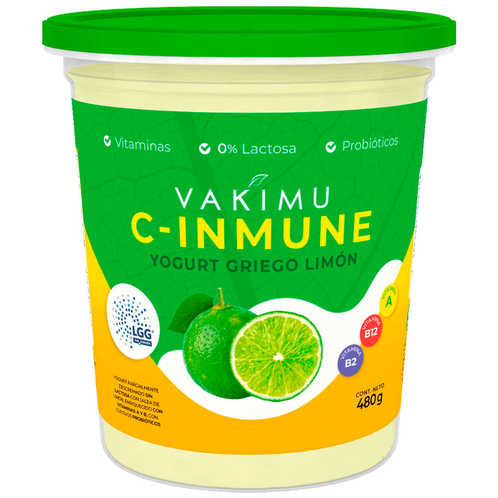 Yogurt Bebible VAKIMU C-Inmune Limón Balde 480g