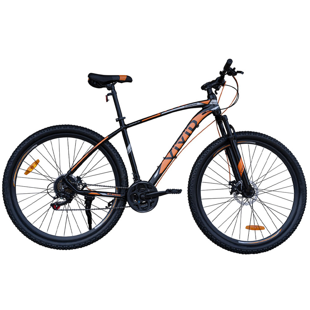 Bicicleta MONARK Vivid Fury 27.5" Negro/Naranja
