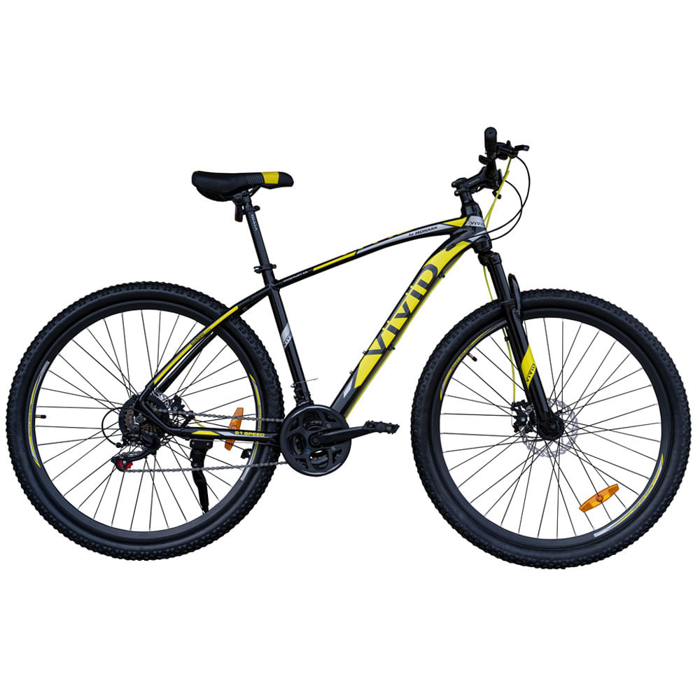 Bicicleta MONARK Vivid Fury 27.5" Negro/Amarillo