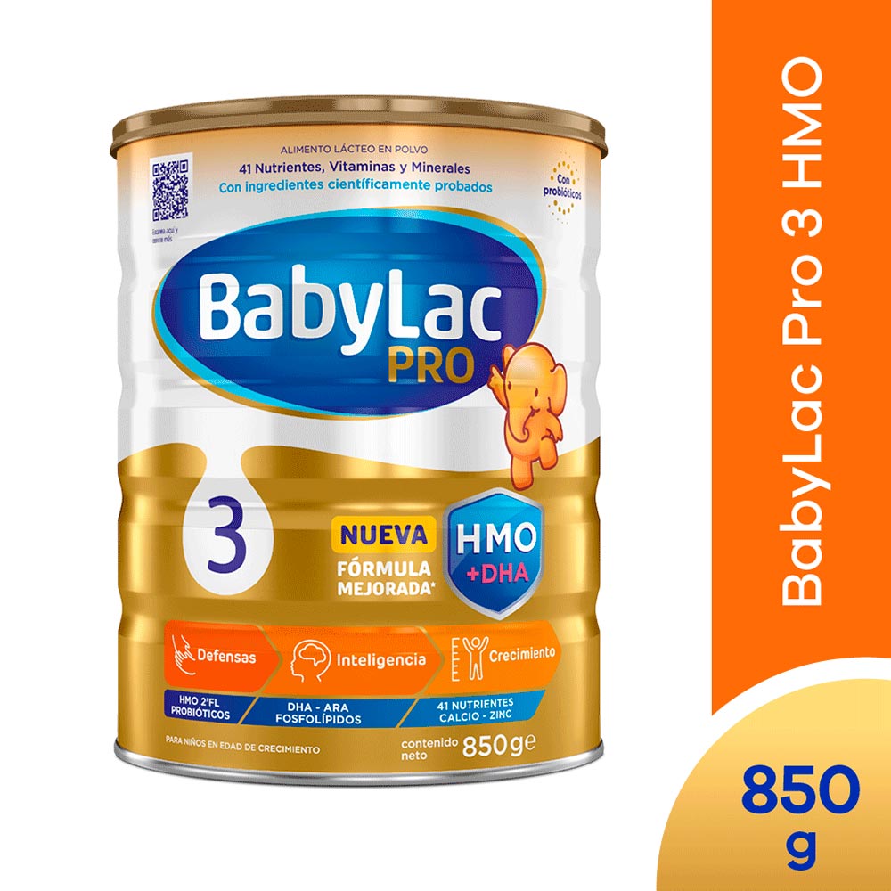 Babylac Pro 3 HMO +DHA 850g