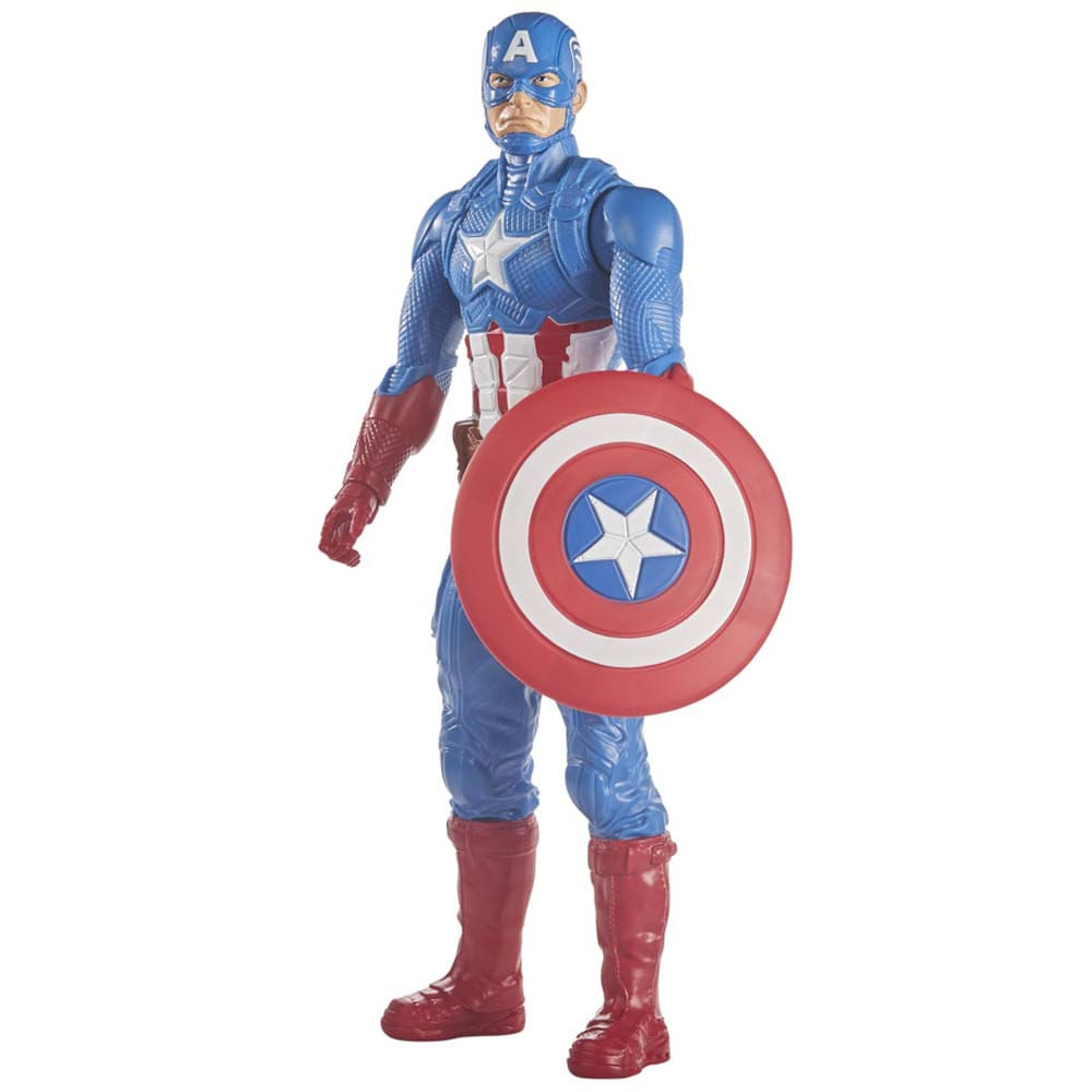Figuras de Acción MARVEL  Avn Titan Captain America E7877 Azul