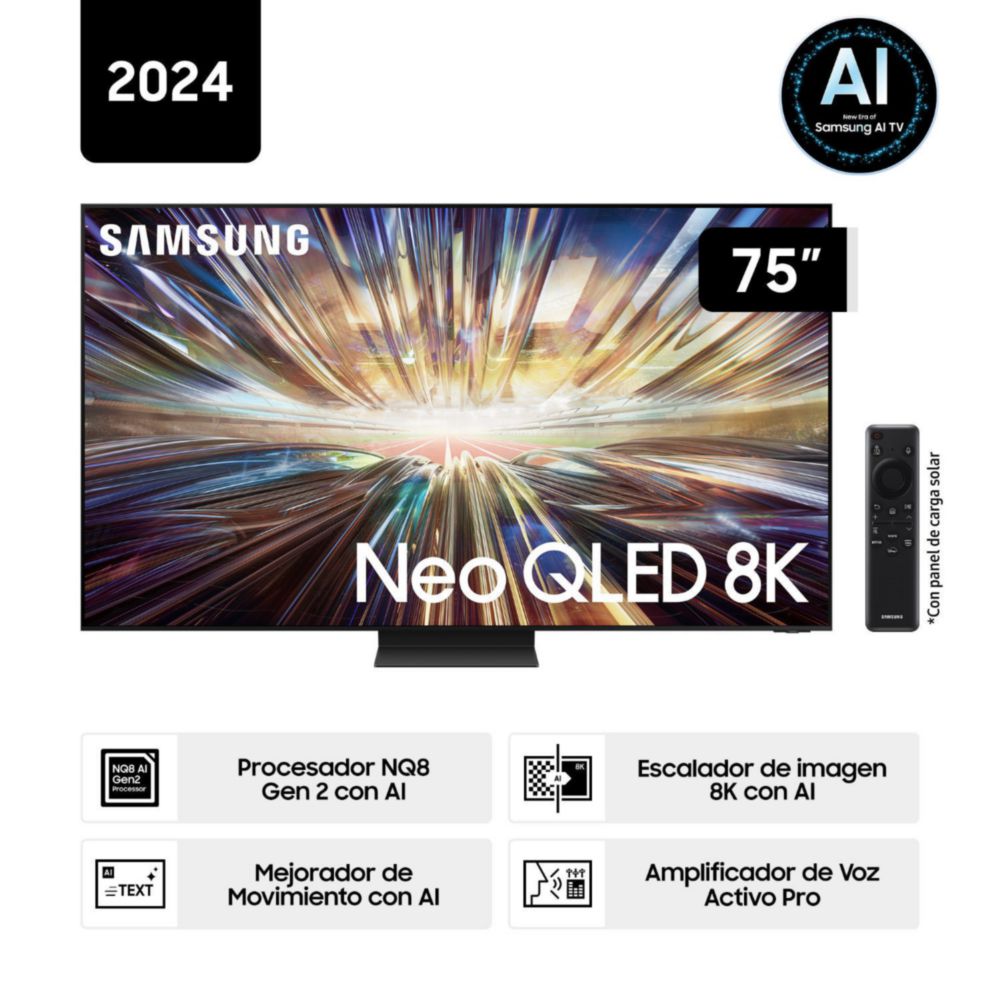 Televisor Samsung 75" QN75QN800DGXPE NEOQLED 8K UHD