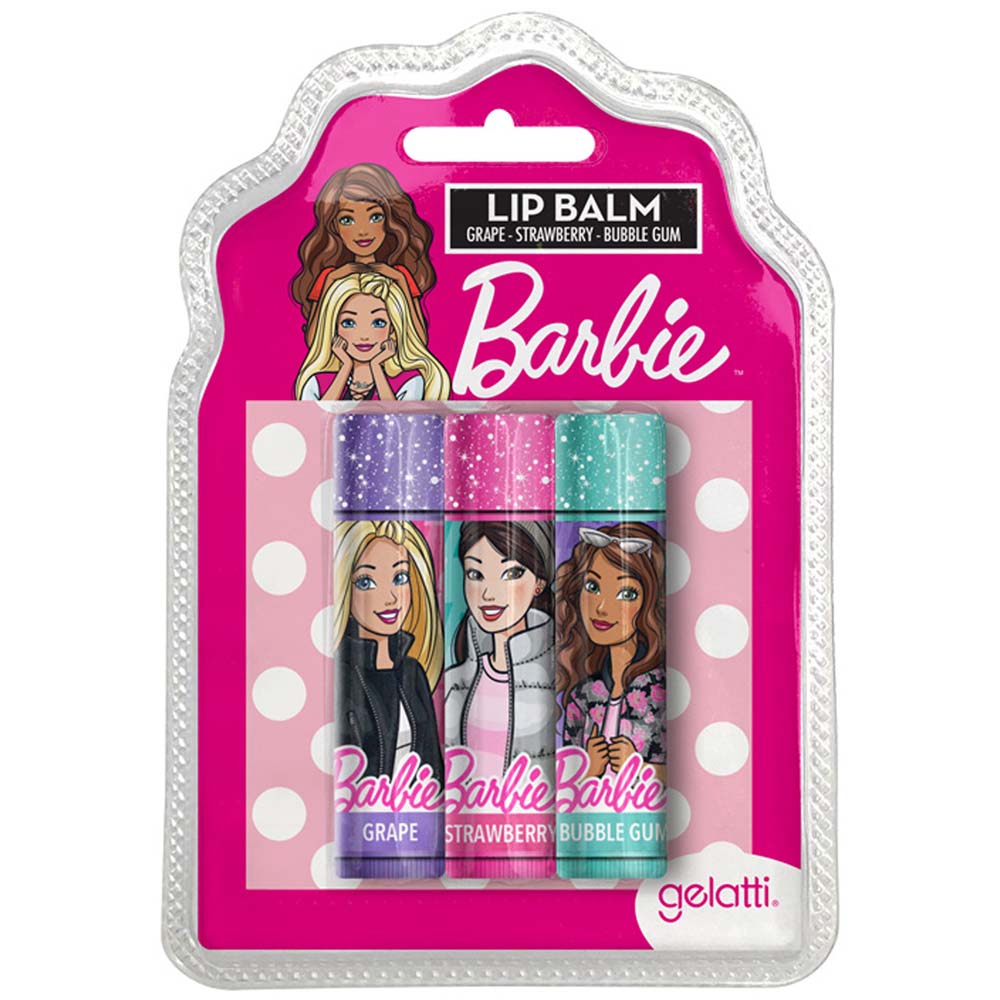 Blister GELATTI Barbie Lip Balm X3