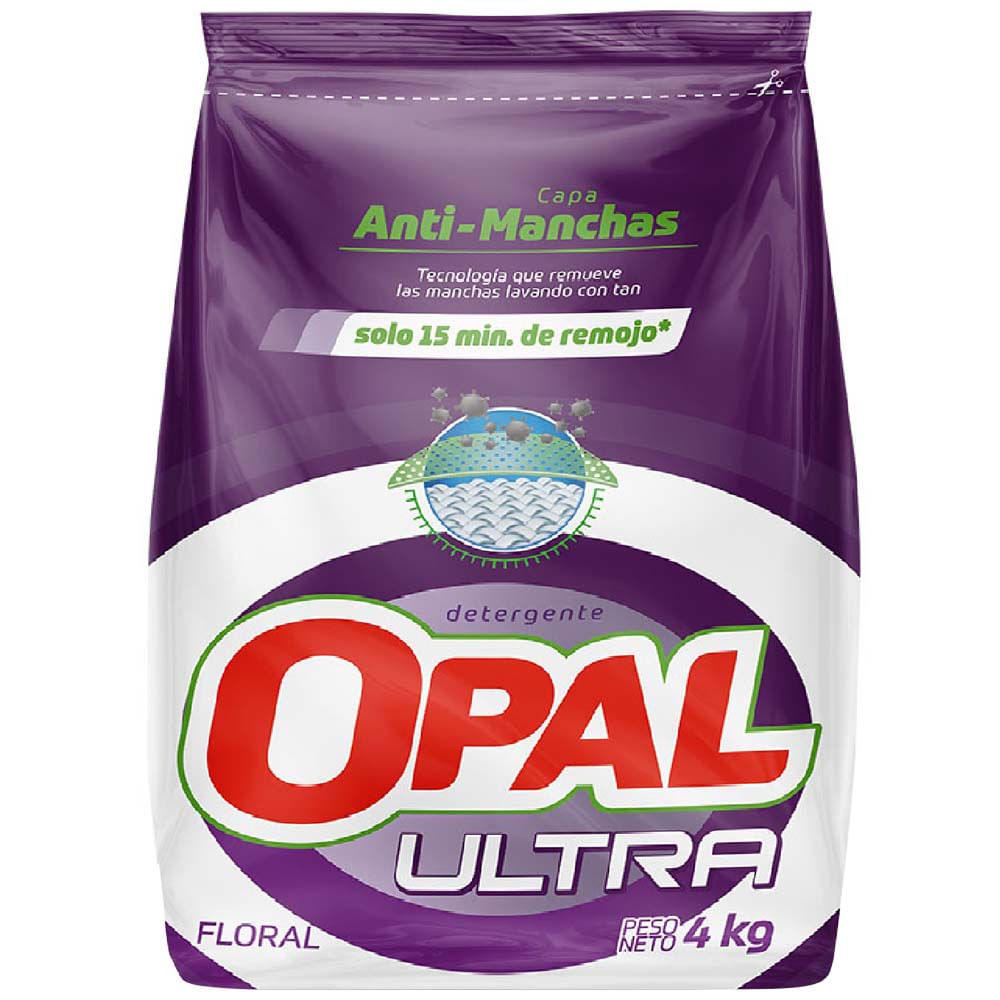 Detergente en polvo Opal Ultra 4Kg