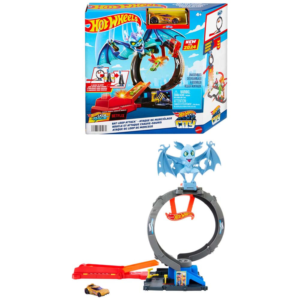 Pista de Juguete HOT WHEELS HTN78 Ataque de Murciélago