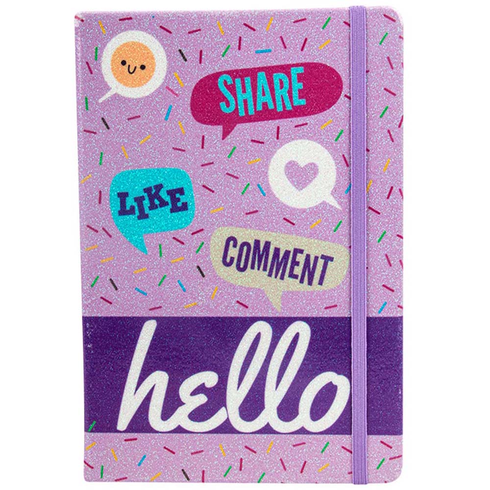 Libreta ARTESCO Glitter Con Liga Share