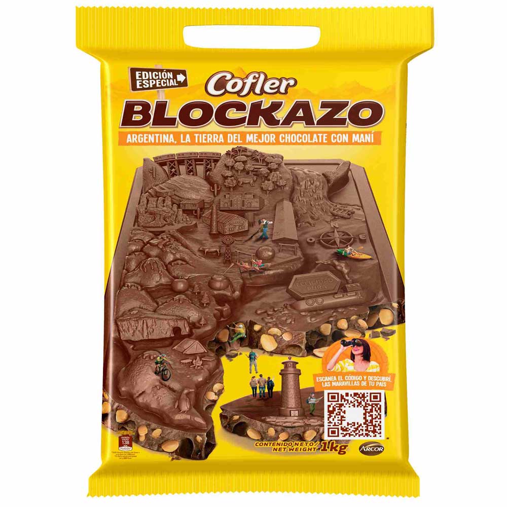 Cofler Block Chocolate ARCOR 1Kg