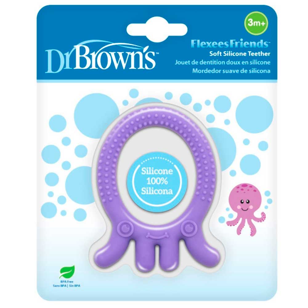 Mordedor DR. BROWN´S Pulpo Flex Morado