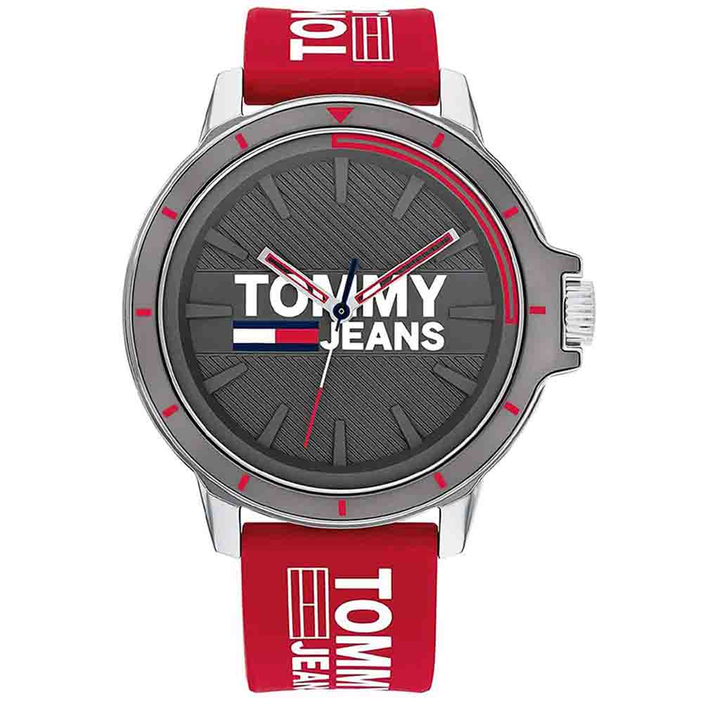 Reloj Tommy Hilfiger Jeans 1791826 para Hombre Correa de Silicona Rojo