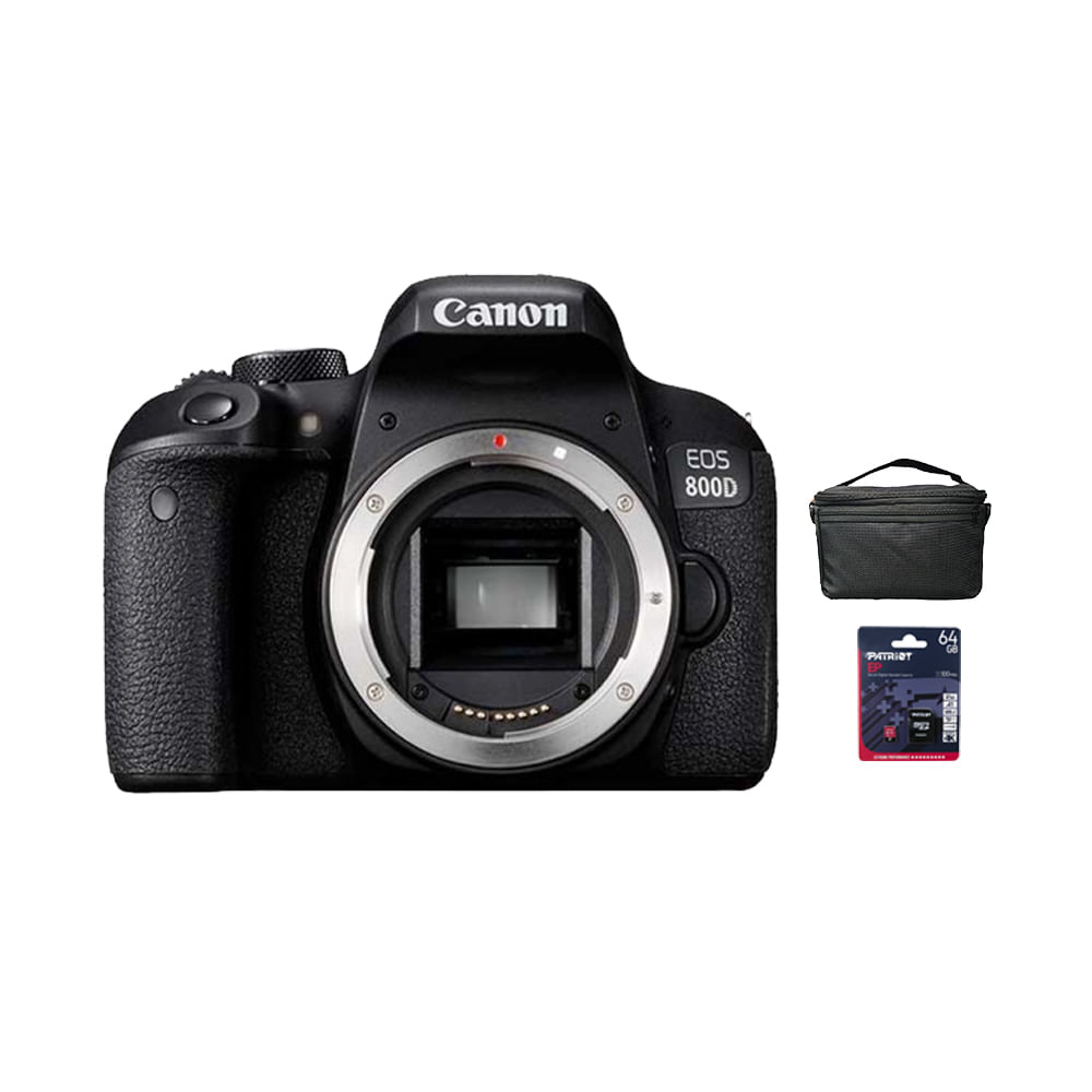 Camara Canon EOS EOS 800D - T7i (Solo Cuerpo)(Gratis: Estuche + Mem.64GB)