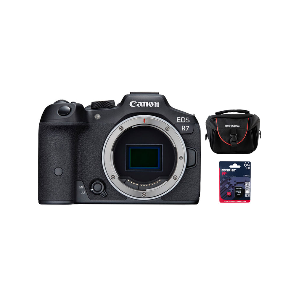 Camara Canon EOS R7 (Solo cuerpo)(Gratis: Estuche + Mem.64Gb)
