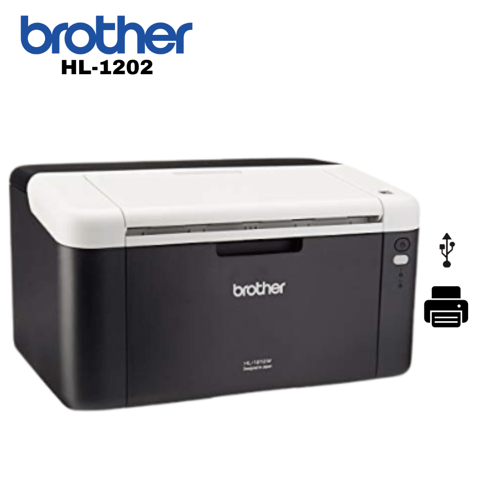 Impresora Láser Brother Monocromática HL-1202 USB