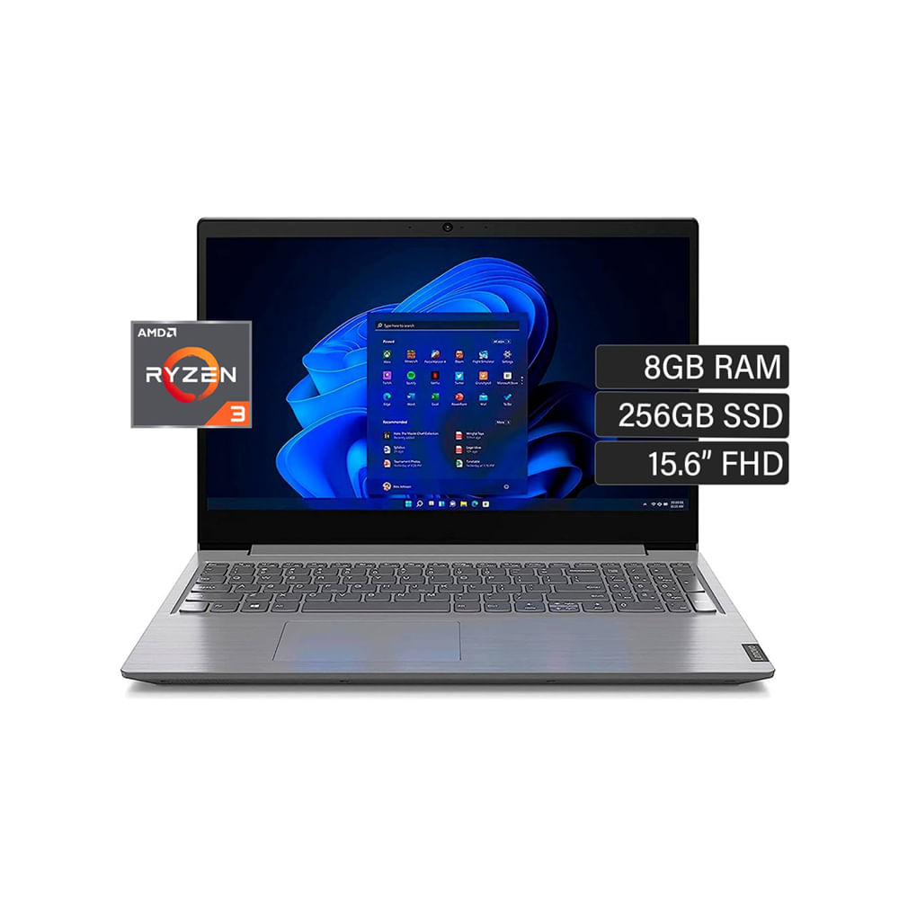 Laptop Lenovo V15 G4 AMN AMD Ryzen 3-7320U 8GB RAM 256GB SSD 15.6” FHD