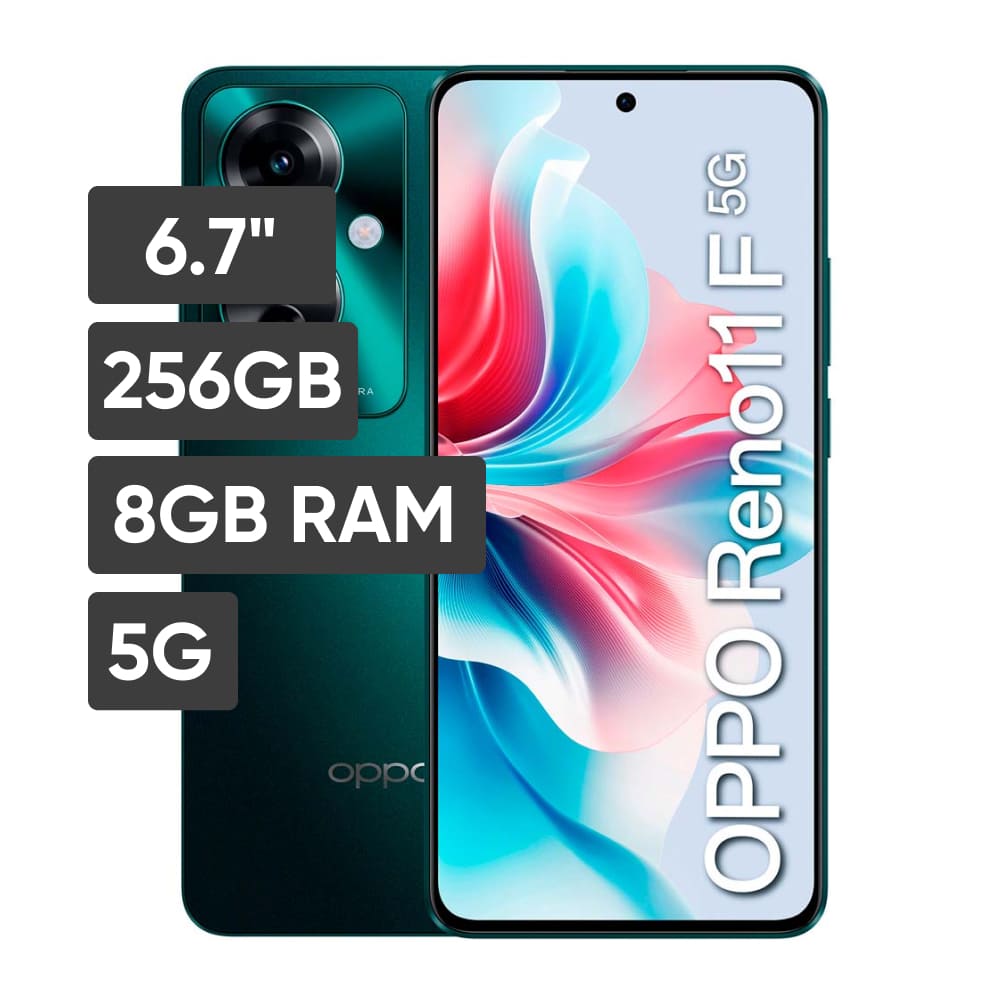 Smartphone OPPO Reno 11F 6.7" 8GB 256GB 64MP + 8MP + 2MP Verde