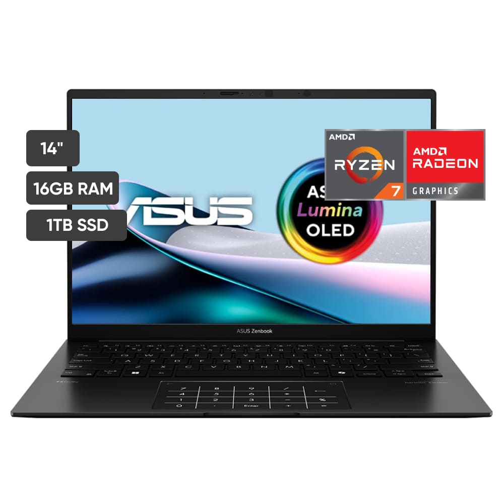 Laptop ASUS UM3406HA-QD015W 14" AMD Ryzen 7 (8000 series) 16GB 1TB SSD