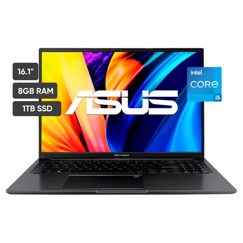 Laptop ASUS X1605ZA-MB843W 16.1" Intel Core i5 12va generación 8GB 1TB SSD