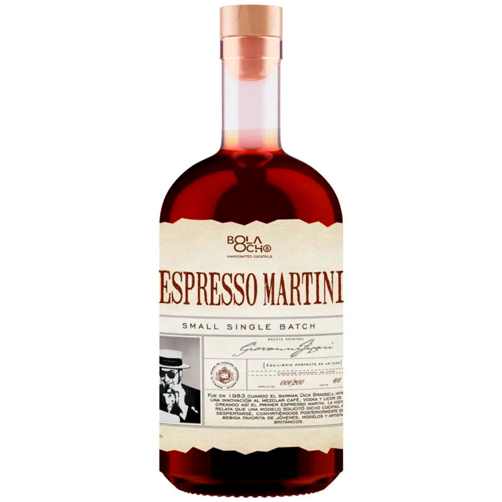 Licor BOLA OCHO Espresso Martini Botella 500ml